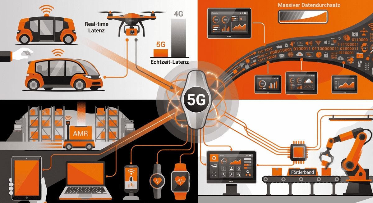 Vorteile von 5G, der fünften Generation des weltweiten Mobilfunktstandards