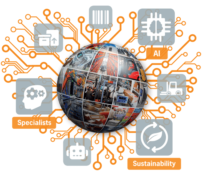 Der Logentis Stand bei der Logimat 2025