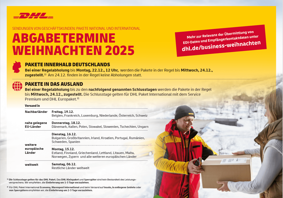 bildmaterial dhl vermarktungsbeitrag peak season
