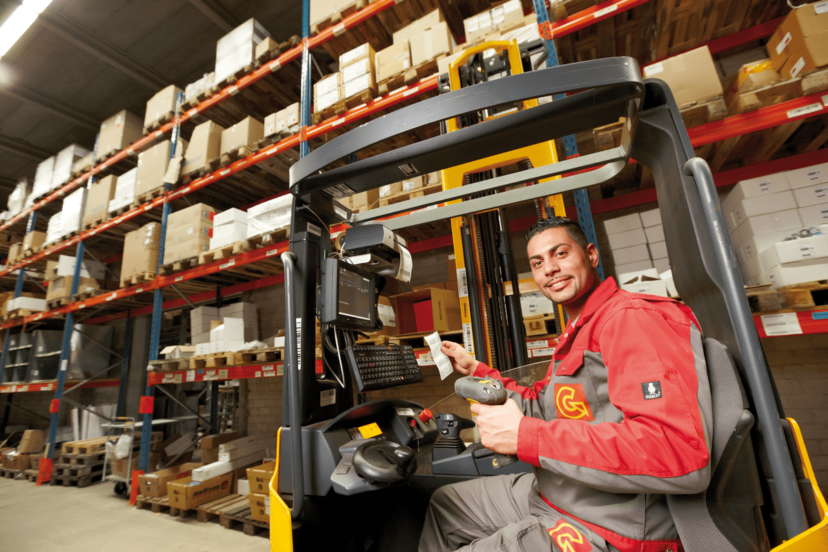 Staplerbedientes Lager der GC-Gruppe. Foto: GC-Gruppe