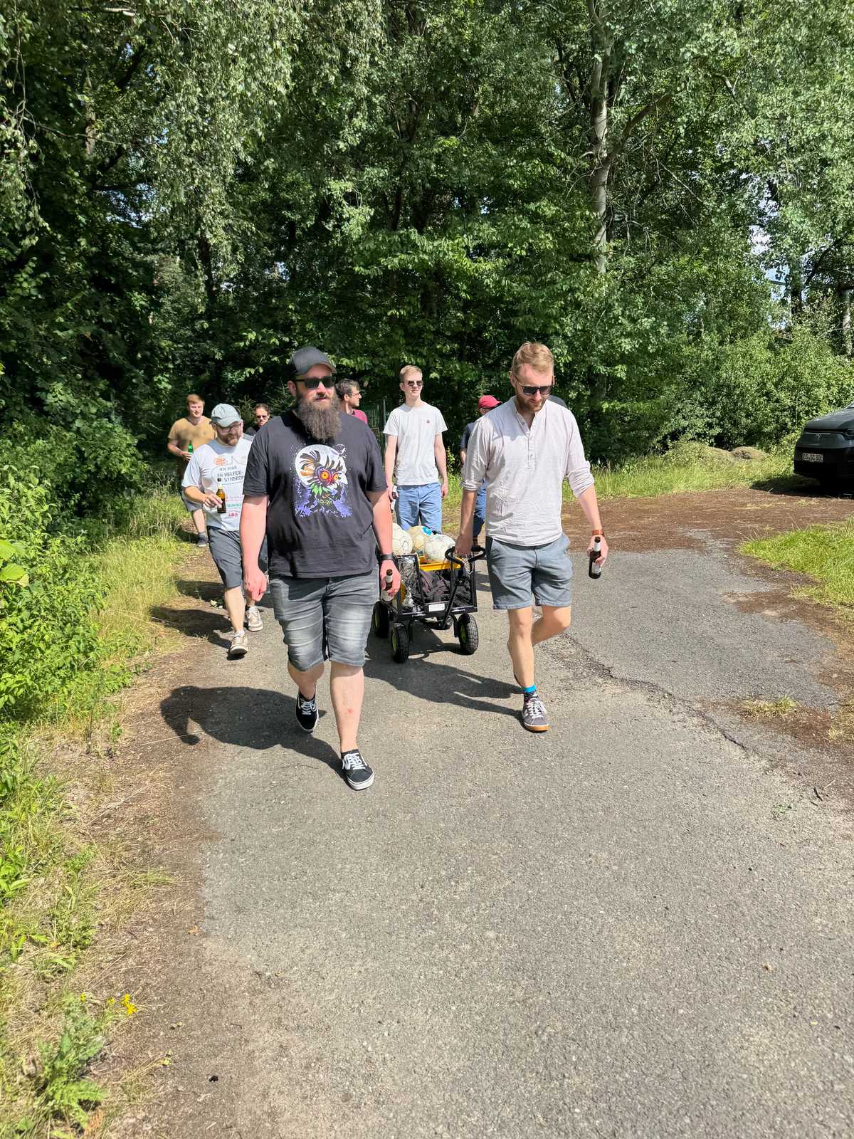 Getränkelogistik beim Fußballgolf Osnabrück